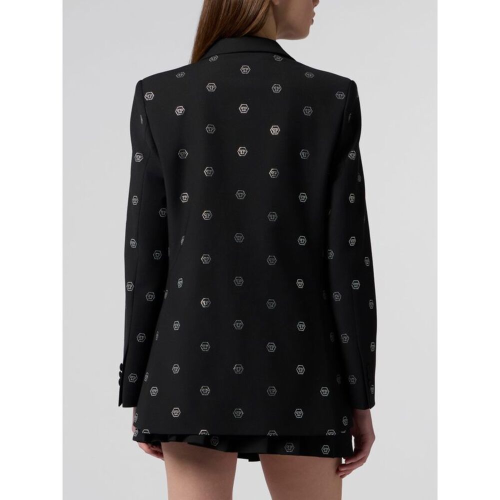 Philipp Plein Jacket Woman Black - Picture 3 of 3